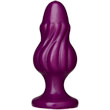 Platinum Premium Silicone The Spin Anal Plug Purple 5 Inch