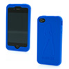Hustler Silicone iPhone 4 and 4s Blue Sexy Girl Case