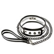 Bare Bondage Vinyl Clear Collar And Leash