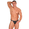 Leather Brief with Open Front