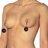 Nipple Clamps With Black Weights